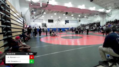 145 lbs Round Of 32 - Andrew Roman, Maspeth vs William Dimeola, New Dorp