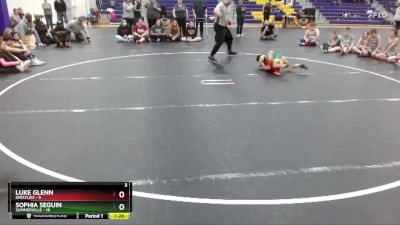 65 lbs Round 1 (6 Team) - Sophia Seguin, Summerville vs Luke Glenn, Grizzlies