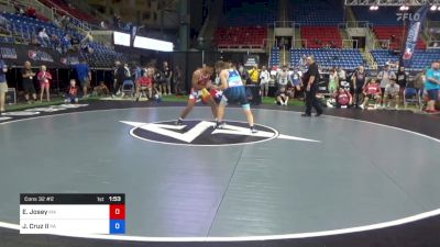 195 lbs Cons 32 #2 - Elijah Josey, Massachusetts vs Joseph Cruz II, Pennsylvania