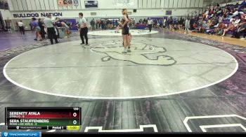 130 lbs Cons. Round 3 - Sera Stauffenberg, Moses Lake (Girls) vs Serenity Ayala, Othello