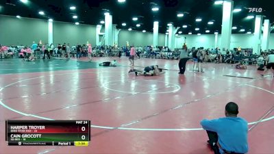 190 lbs Round 1 (16 Team) - Cain Grocott, SD Red vs Harper Troyer, Ohio Titan Red