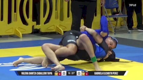 Gabriela Elizabeth Perez vs Valeria Danitza Caballero Tapia 2025 Pan IBJJF Jiu-Jitsu No-Gi Championship