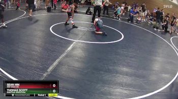 70 lbs Quarterfinal - Sean Hin, RED WAVE WC vs Thomas Scott, Barstow Wrestling