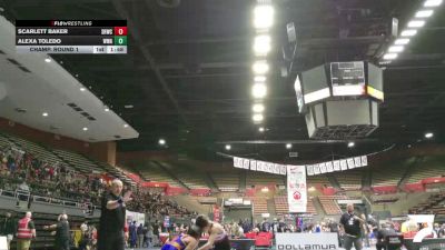 Champ. Round 1 - Scarlett Baker, Savage House Wrestling Club vs Alexa Toledo, Wright Wrestling Academy