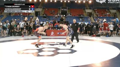 138 lbs Champ. Rd Of 128 - Tyson Crowsey, Texas vs Jacob Blankenship, Nebraska