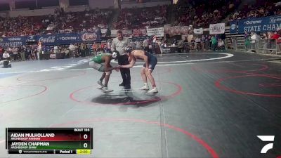 D 3 165 lbs Quarterfinal - Aidan Mulholland, Archbishop Hannan vs Jayden Chapman, Archbishop Shaw