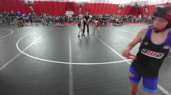 96 lbs Champ. Round 1 - Masyn Volkman, Wrestling Factory vs Aiden Kolstad, Team Nazar Training Center