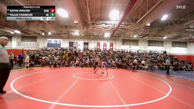 100 lbs Semifinal - Dayna English, Keene vs Kallie Chandler, Salem