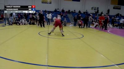 175 lbs Cons. Semis - Oakley Maddox, Brothers Of Steel Wrestling Club vs Jaxson Rosti, Middleton Wrestling Club