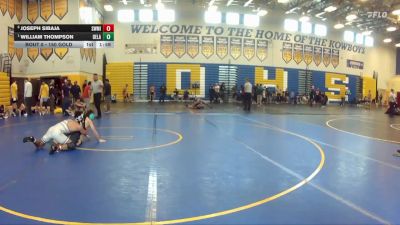 150 Gold Round 2 - William Thompson, Deland vs Joseph Sibaja, Southwest Miami