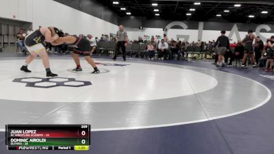 209 lbs Round 4 (6 Team) - Dominic Airoldi, Olympia vs Juan Lopez, DC Wrestling Academy
