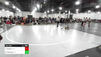 54 lbs Round Of 16 - Izrael Casaus, Juggernaut WC vs Bo Marquez, Bulldogs Jr Wrestling