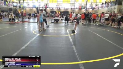 106 lbs Round 4 - Benjamin Walsh, Moen Wrestling Academy vs Coby Fiser, Moen Wrestling Academy