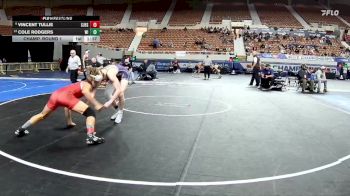 144-D4 Champ. Round 1 - Vincent Tullie, St. Johns High School vs Cole Rodgers, Wickenburg High School