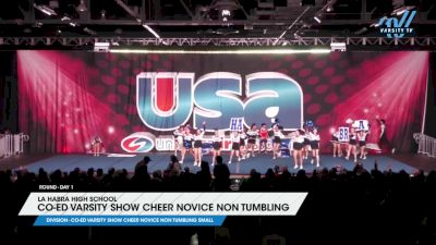 La Habra High School - Co-Ed Varsity Show Cheer Novice Non Tumbling [2025 Co-Ed Varsity Show Cheer Novice Non Tumbling Small Day 1] 2025 USA Spirit Natl's/Collegiate Champs/Jr. Natl's