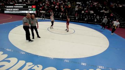 4A 140 lbs Cons. Round 2 - Jasmine Townsend, Mountain View vs Marlie Giesey, Green Canyon