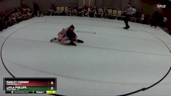 108 lbs Round 4 (8 Team) - Layla Phillips, Team Iowa vs Paisley Conway, Oregon Girls