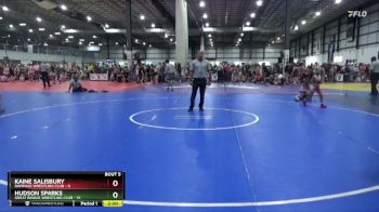 55 lbs Round 3 (4 Team) - Kaine Salisbury, RAMPAGE WRESTLING CLUB vs Hudson Sparks, GREAT BRIDGE WRESTLING CLUB