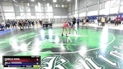 102 lbs Cons. Round 3 - Isabelle Goedl, WA vs Bella Yamamoto, HI