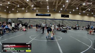 140 lbs Round 1 (4 Team) - Jackson Tate, VA Team Predator vs Lauren Samuel, PitBull Terps