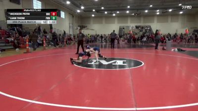 75 lbs 3rd Place Match - Liam Thom, Pursuit Wrestling Minnesota vs Nickson Petri, Ringers Wrestling Club