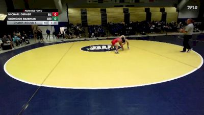 125 lbs Champ. Round 1 - Georgios Sezenias, Averett vs Michael Dibiase, Belmont Abbey