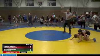 61 lbs Quarterfinal - Nixon Herrera, Rough House vs Darius Saremi, Top Dog Wrestling Club