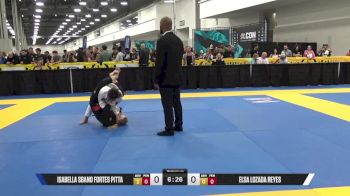 Elsa Lozada Reyes vs Isabella Sbano Fortes Pitta 2025 Jiu-Jitsu CON