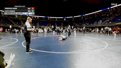 80 lbs 3rd Place - Preston Dorn, South Park vs Luca Sundo, Avonworth