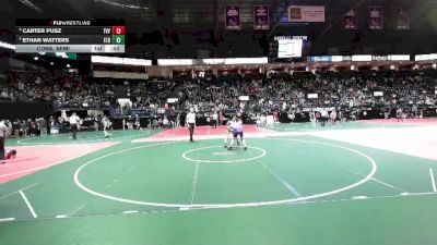 130 lbs Cons. Semi - Carter Pusz, TVY2 vs Ethan Watters, ELR1