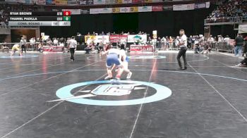 5A 157 lbs Cons. Round 1 - Thaniel Padilla, Los Lunas vs Ryan Brown, Atrisco Heritage