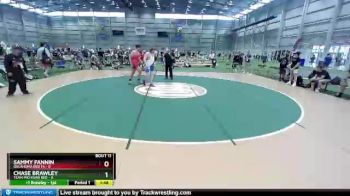 285 lbs Round 3 (8 Team) - Sammy Fannin, Oklahoma Red FS vs Chase Brawley, Team Michigan Red