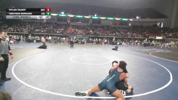 D 1 175 lbs Cons. Round 5 - Greyson Bernard, Lafayette vs Dylan Talbot, Southside