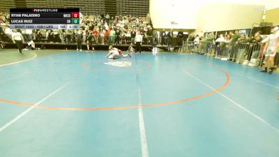 128-I lbs Round Of 32 - Ryan Paladino, MacArthur vs Lucas Ruiz, Old Bridge