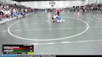 113 lbs Cons. Round 4 - Ayden Daul, Chilton/Hilbert vs Phoenix Coughlin, South Milwaukee