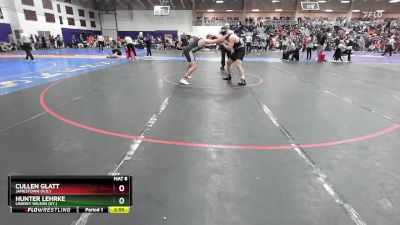 197 lbs Cons. Round 1 - Cullen Glatt, Jamestown (N.D.) vs Hunter Lehrke, Lindsey Wilson (Ky.)