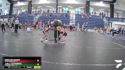 40 lbs Round 1 (8 Team) - Juelz Gutierrez, Takedown Elite vs Waylon Macke, Team Operators