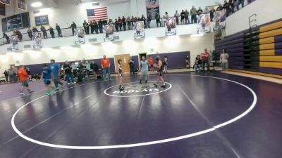 77 lbs Quarterfinal - Caysen Long, Riverton Middle School vs Daxyn Crippen, Worland Middle School