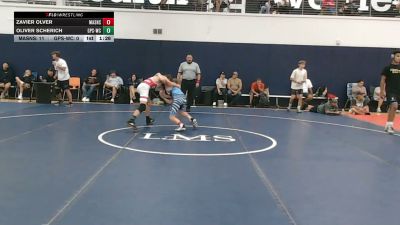 115 lbs Rr Rnd 2 - Zavier Olver, Mat Assassins - HSC vs Oliver Scherich, GPS Blue - HSC