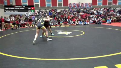 170 lbs Semifinal - Jordynn Fink, Center Point-Urbana vs McKenna Broadhead, Denver