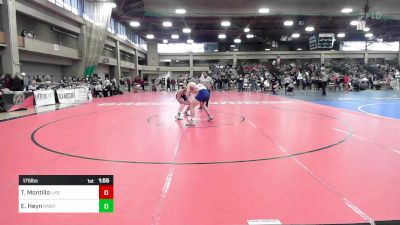 175 lbs Consi Of 8 #2 - Tommy Montillo, Lyndhurst/NA vs Evan Heyn, Ramsey