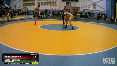 215 lbs Champ. Round 1 - Scott McKelvey, Saint Marks H S vs Patrick Donahue, Cape Henlopen H S