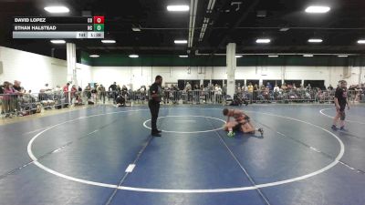 105 lbs Round Of 32 - David Lopez, CO vs Ethan Halstead, NC