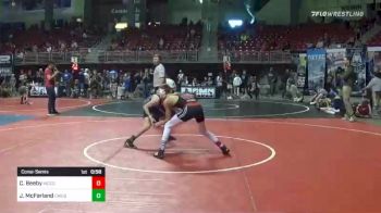109 lbs Consolation - Cadde Beeby, McCook Wrestling Club vs Jaden McFarland, Columbus Wrestling Org. Black