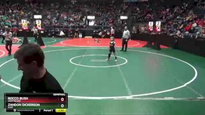 75 lbs Semifinal - Zandon Dickerson, SLW1 vs Rocco Bush, Unattached