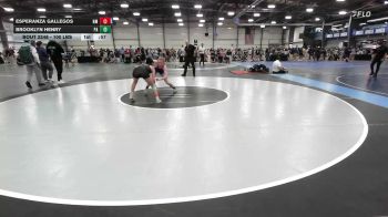 100 lbs Consi Of 8 #1 - Esperanza Gallegos, NM vs Brooklyn Henry, PA