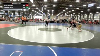 120 lbs Rr Rnd 2 - Ryan Spahiu, MetroWest United Red vs Griffin Tibai, Guardians Of The Great Lakes