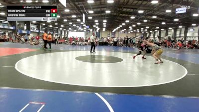 120 lbs Rr Rnd 2 - Ryan Spahiu, MetroWest United Red vs Griffin Tibai, Guardians Of The Great Lakes