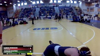 157 Blue Quarterfinal - Morgan Shapiro, Miami Palmetto vs Aaron Robinson, Wakulla Hs