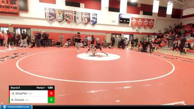 85-90 lbs Round 2 - Beaudi Shaeffer, Othello Wrestling Club vs Kaine Orozco, Unattached